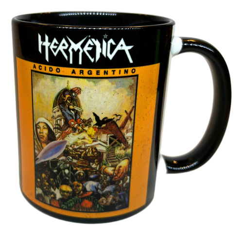 Taza Hermetica Heavy Metal Ricardo Iorio Acido Argentino