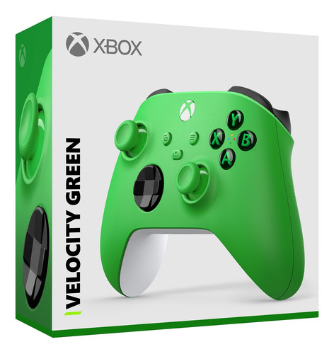 Joystick Wireless Xbox Pc Velocity Green Nuevo