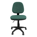 Silla Escritorio Lizza Platinum Media Verde Turquesa