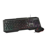 Teclado E Mouse Gamer Multilaser 2400dpi Led 7 Cores - Tc239