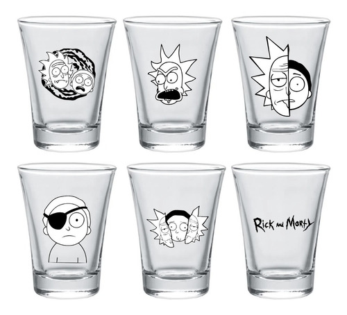 Shots X6 Rick And Morty