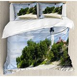 Fundas Para Edredones - Ambesonne Vintage Beach Duvet Cover 