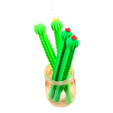 Pack 4 Lapiz Pasta Diseños Kawaii- Cactus 