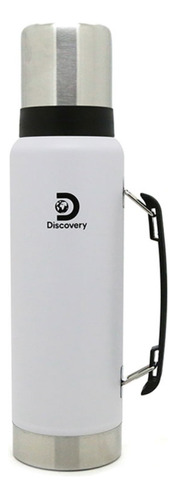 Termo Discovery Inoxidable Mate 1300 Ml Color Blanco