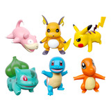 Figura De Pokémon Grande Picachu Charmander Squartle Raichu