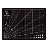 Base Tabla Tablero De Corte Rd A4 Medidas 30x22 Cm Patchwork Color Negro