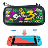 Estuche Rigido Diseño Splatoon 3 + Vidrio  Nintendo Switch