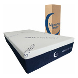 Colchón Individual Memory Foam Antiestress Con 8 Cm De Memory Foam Y Espuma De Alta Densidad Con Funda Lavable En Caja Memory Dream Medidas: 100x190x28