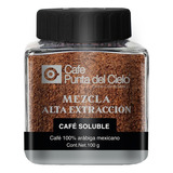 Café Soluble Mezcla Alta Extracción 100 Gr Punta Del Cielo