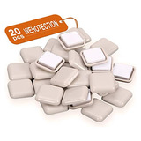 20 Pcs Deslizadores De Muebles Autoadhesivos, Deslizado...