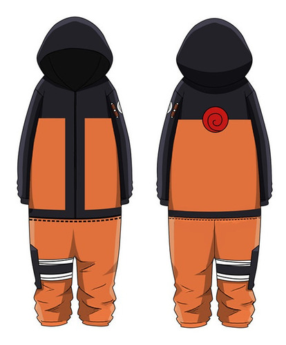 Anime Naruto Uzumaki Naruto Pajamas Ropa De Casa Una Pieza