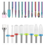 Kit De Puntas Para Drill De Uñas Juego De Brocas *21pcs Prof