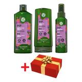 Kit Rizos Shampoo Acondicionador Crema Peinar Yves Rocher