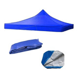 Carpa Repuesto Toldo Araña 3x3 Impermeable Filtro Uv Azul 