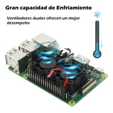 Kit De Disipadores Con Ventiladores Para Raspberry Pi 3 Pi 4