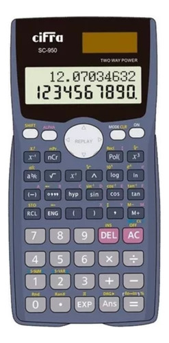 Calculadora Cientifica Cifra Sc 950 242 Funciones