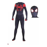 Traje De Spiderman Cosplay Medias Miles Morales2023 .