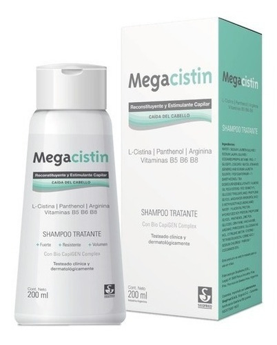  Shampoo Reconstituyente Y Estimulante Capilar Megacistin