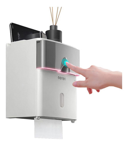 Dispensadores De Papel Higiénico Organizador Baño Con Cajón