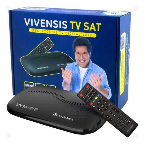 Receptor Digital Multimídia Vivensis Vx10 Tv Hd Sat