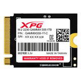 Ssd Xpg Gammix S55 1tb Pcie Gen4 X4 M.2 2230 Sgammixs55-1t-c