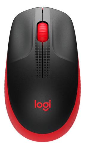 Mouse - Sem Fio - Logitech M190 - Vermelho - 910-005904