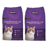 2 Alimento Gato Pollo Y Arroz 11.3kg C/u. Kirkland, 22.6 Kg.