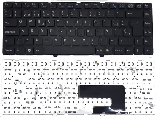 Teclado Para Sony Vaio Vgn-nw Vgnnw Vgn Nw - Sin Frame