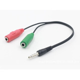 Cable Convertidor Adaptador Audio Y Micrófono 3.5mm Consolas