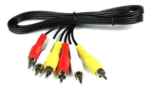 Cable Rca X 3 Audio Video Componente X3 Y Pb Pr  1,80 Metros