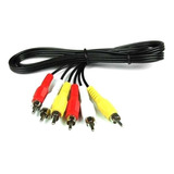 Cable Rca X 3 Audio Video Componente X3 Y Pb Pr  1,80 Metros