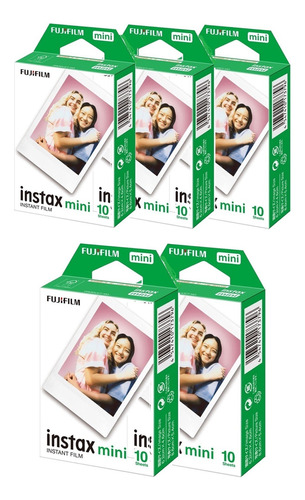 Kit 50 Poses Fotográficos Fujifilm Para Câmeras Instax 