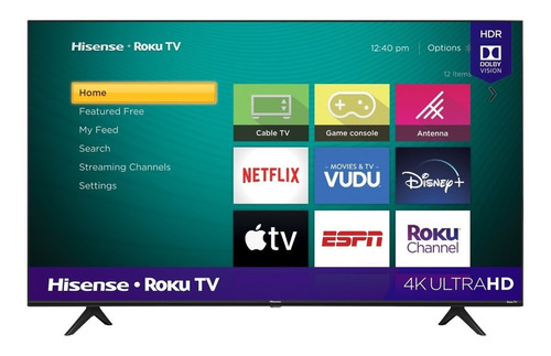 Smart Tv Hisense R6 Series 43r6e3 Lcd Roku Os 4k 43  120v