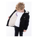 Campera/parka Unisex Jean Niños Con Capucha En 3 Colores