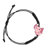 Pulsera Ajustable Con Dije De Ajolote Incluye Morral