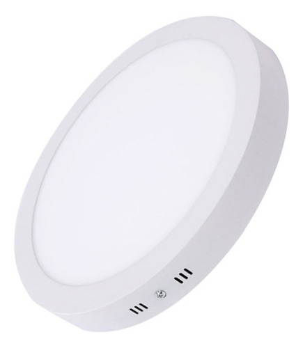 Foco Led 24w Luz Calida Elegante Sobrepuesto Redondo D 28cm 