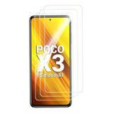 3 Micas De Cristal Templado 9h Xiaomi Poco X3 / Poco X3 Nfc