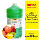 Jabón Desinfectante Concentrado Verduras Veggie Swipe 3.5l