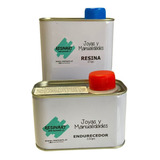 Kit Resina Epóxica Cristal Joyas Y Manualidades Resinart 1kg