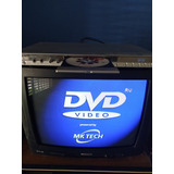 Televisor Philips 21 Pulgadas Y Reproductor De Dvd 