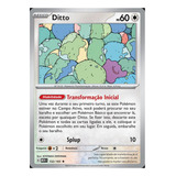 Carta Pokémon Ditto Escarlate E Violeta 151 - 132/165