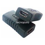 Adaptador Unión Hdmi Hembra A Hembra - Soporta 1080p Hd Tv