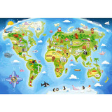 Puzzle Mapa Mundi Para Niños