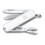 Cortapluma Victorinox Classic 7 Usos Bolsillo Tijera Color Blanco