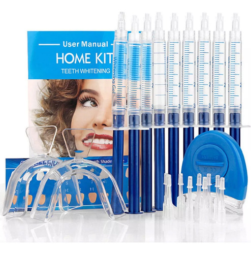 Kit De Limpieza Dental 44% 10 Seringas Whitenning Whiteni