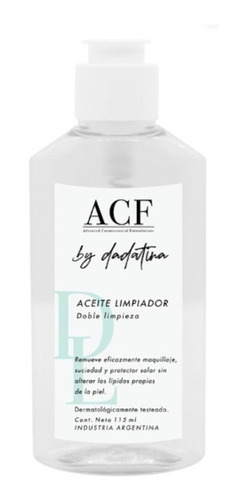 Aceite Limpiador 115 Ml Acf By Dadatina