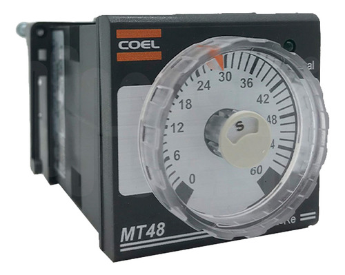 Temporizador Analógico Coel Mt48 100-240v 0-60 Seg/min