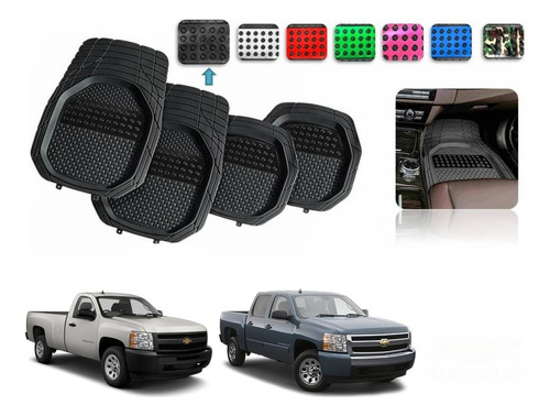 Tapetes 4pz Charola Color 3d Chevrolet C1500 2007 A 2013