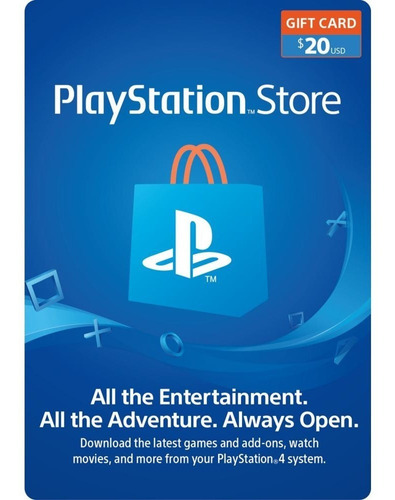 Tarjeta Psn Gift Card 20$ Digital Argentina 