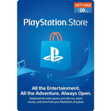 Tarjeta Psn Gift Card 20$ Digital Argentina 